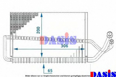 AKS DASIS 820110n -  Испаритель, кондиционер
